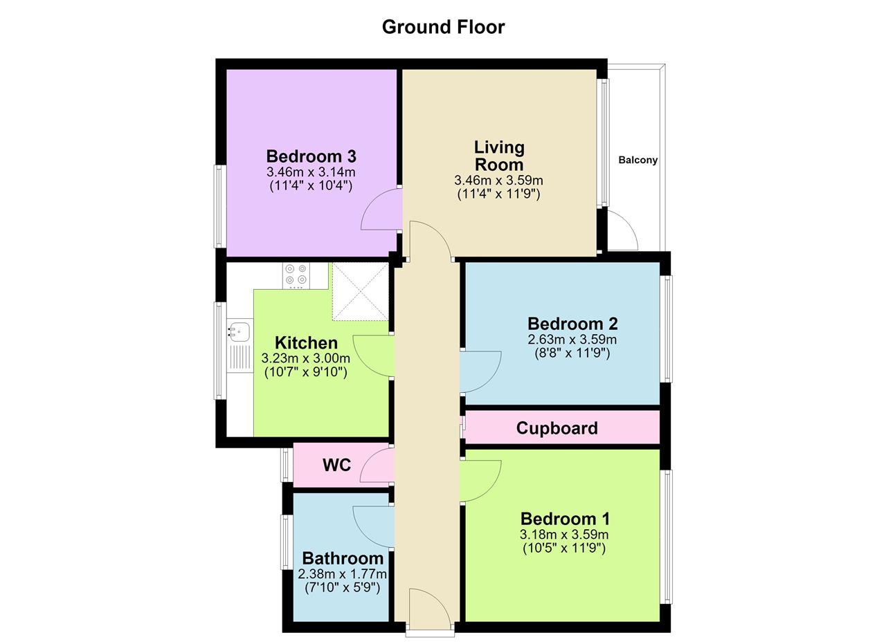 1, Beecroft Close, Canterbury floorplan