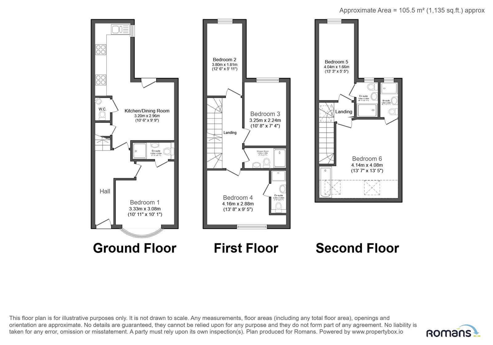 Room 3, 150, Queens Road, Hampshire floorplan