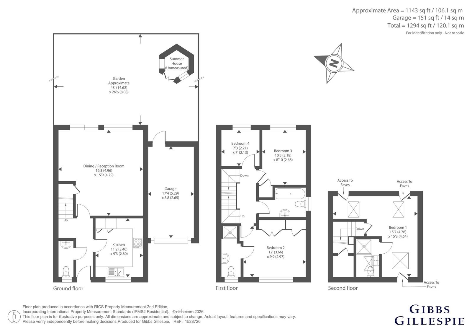 Ivybridge Close, Uxbridge floorplan