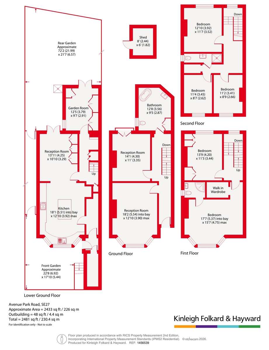 8, Avenue Park Road, West Dulwich floorplan