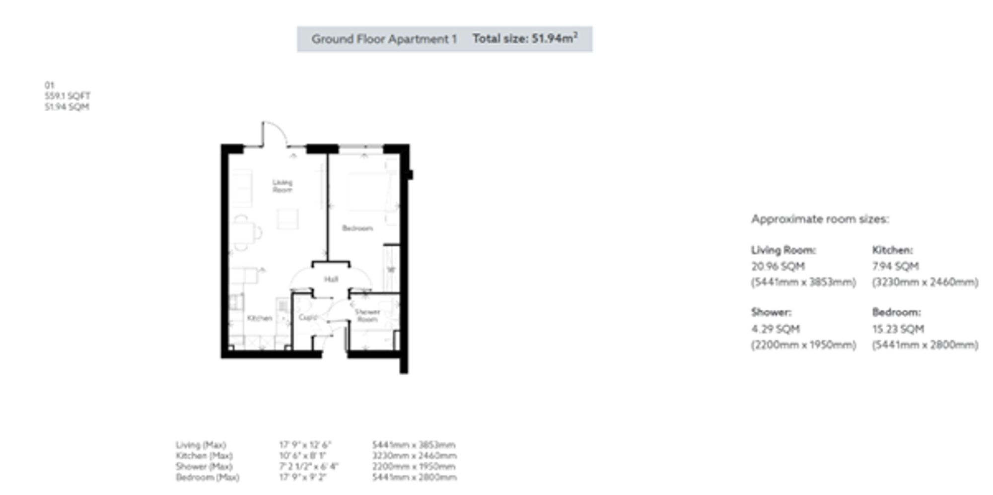 1 Locks View, Peglars Way, Swindon floorplan