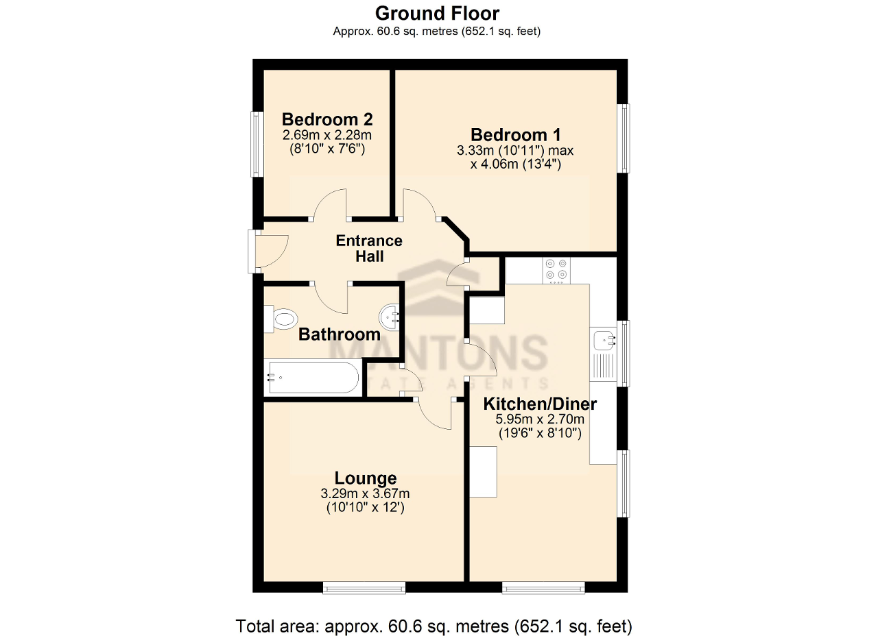 2 Bedrooms Flat for sale in Wiffen Close, Barton Le Clay, Bedfordshire MK45