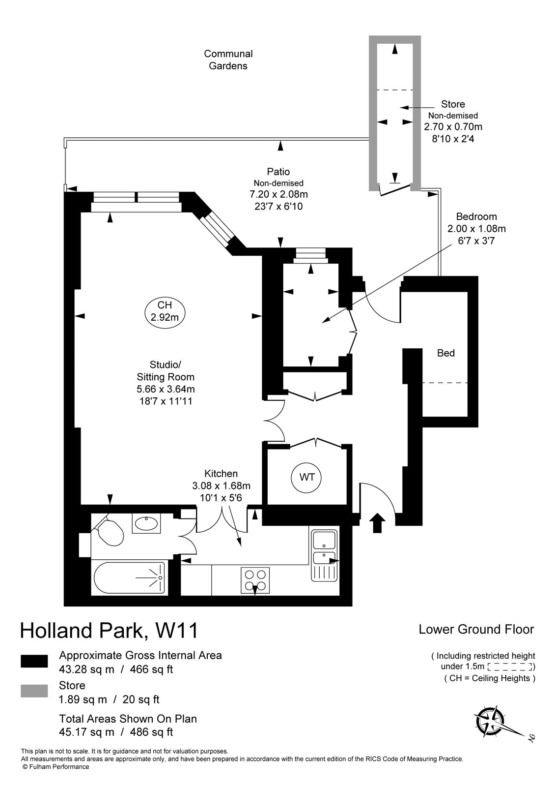 1, 85, Holland Park, London floorplan