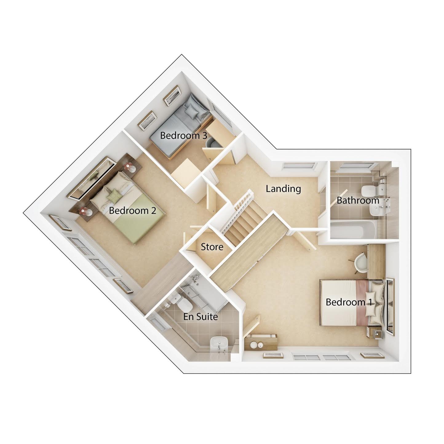 Knights Way, St. Ives, Huntingdon PE27, 3 bedroom terraced house for