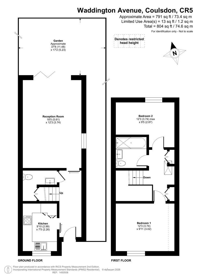 109C, Waddington Avenue, Coulsdon floorplan
