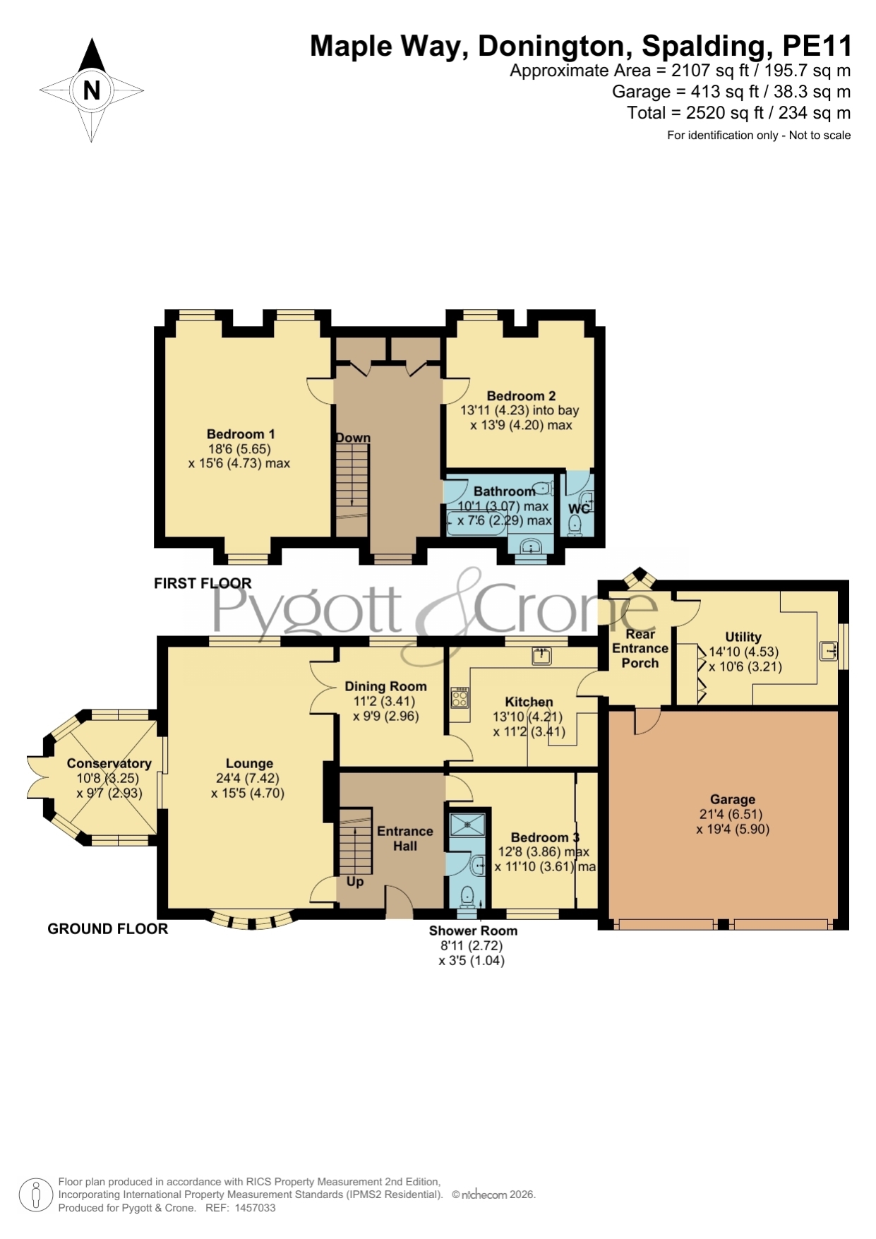 35a, Maple Way, Spalding floorplan
