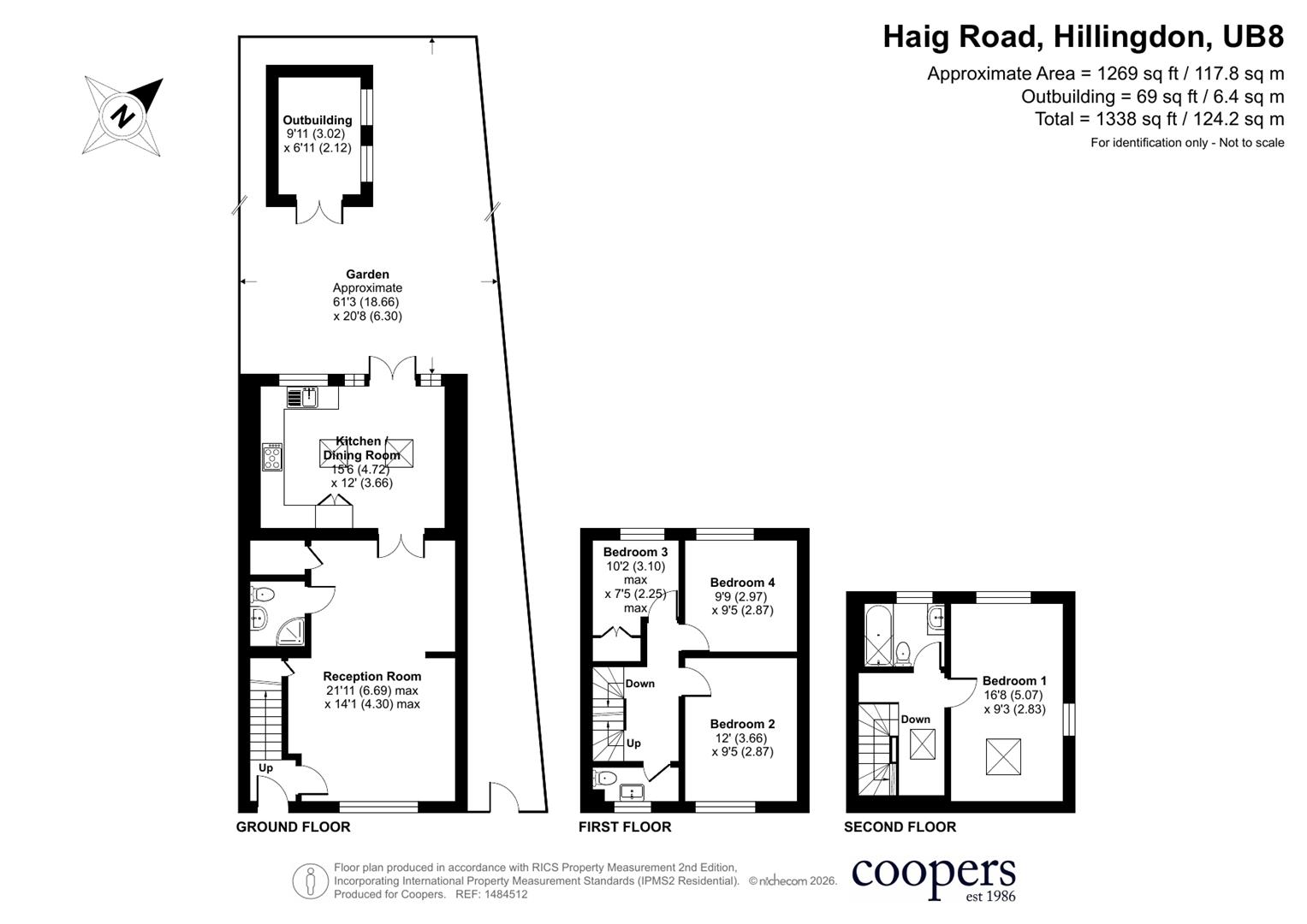 96, Haig Road, Uxbridge floorplan