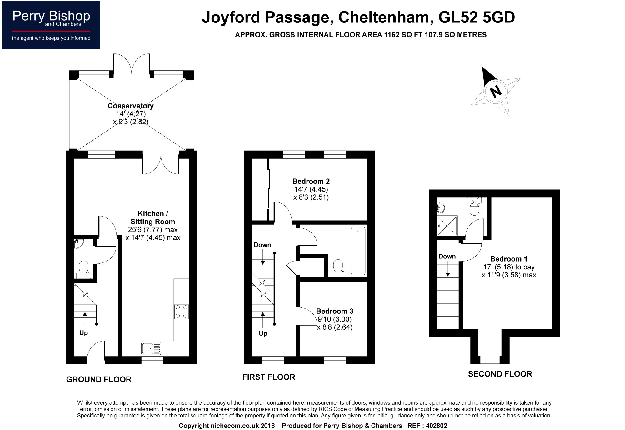 3 Bedrooms Town house for sale in Joyford Passage, Cheltenham GL52