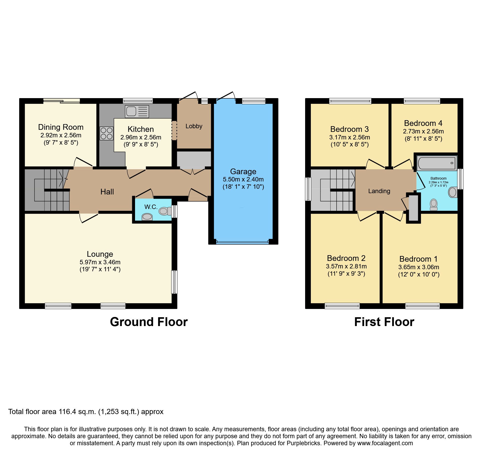 4, Stookes Way, Yateley floorplan