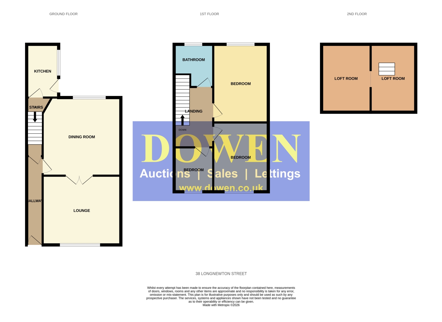 38, Longnewton Street, Seaham floorplan