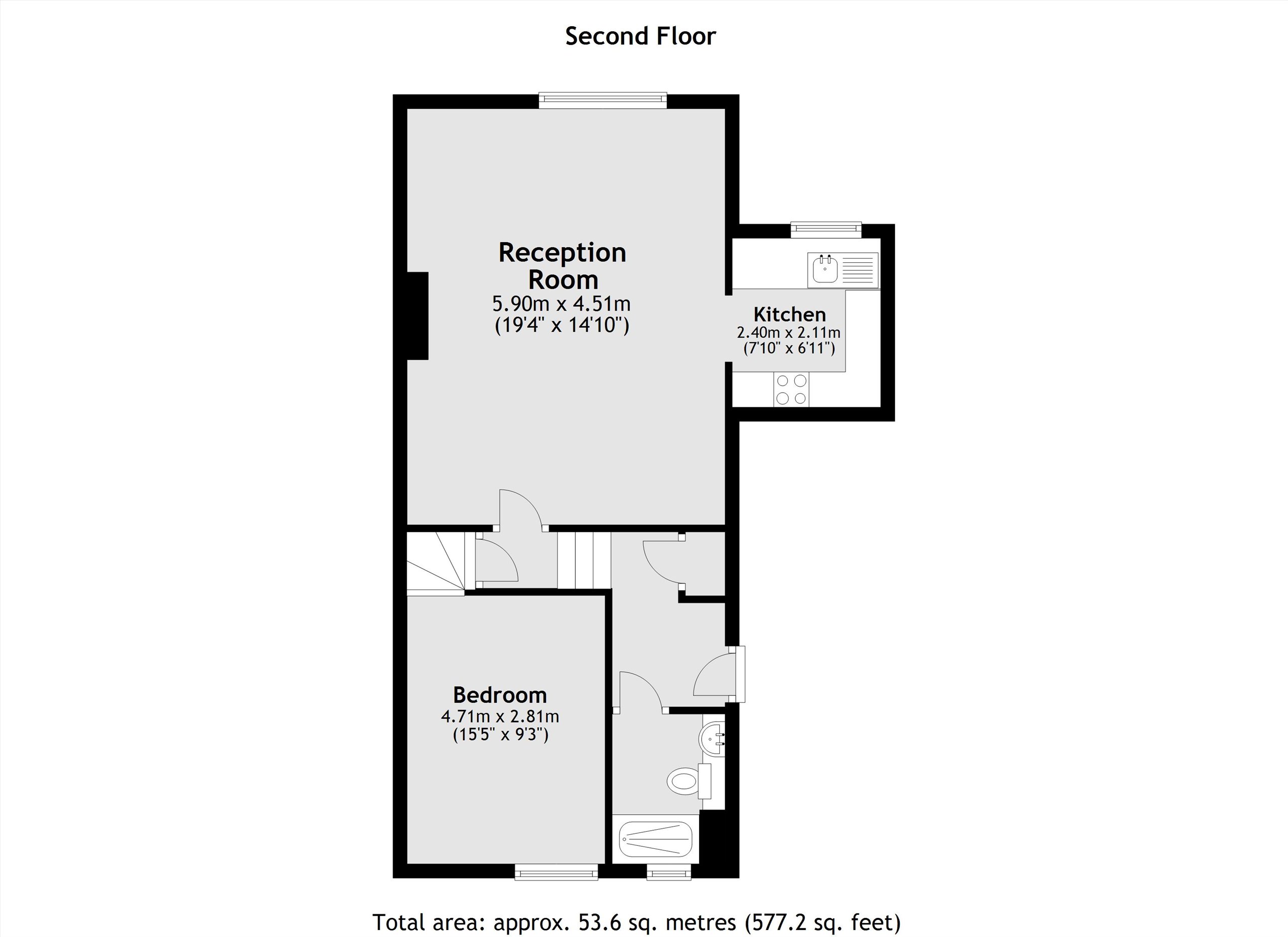 Flat 5, Cornwell House, 59, The Avenue, Kew floorplan