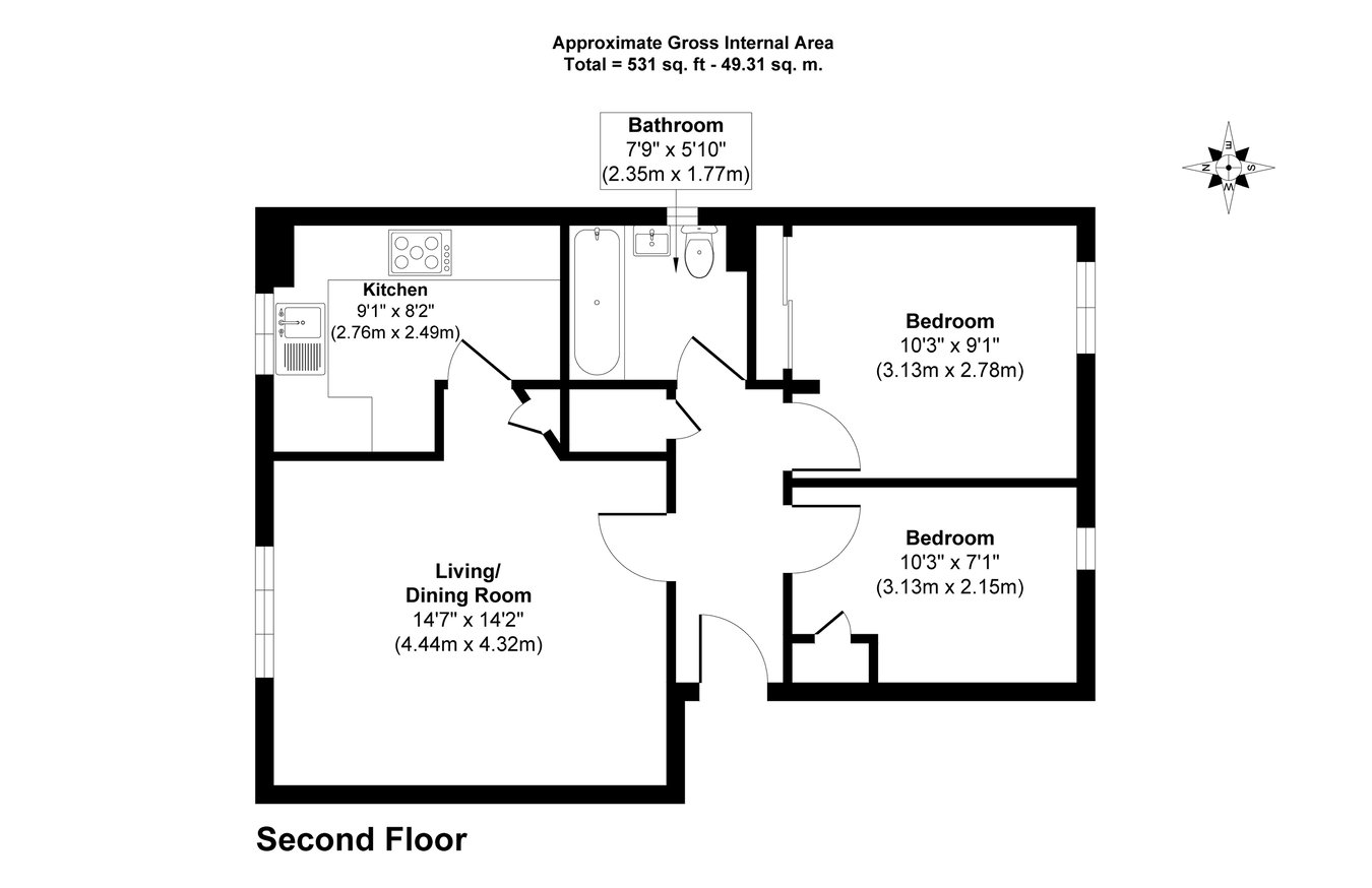 220, Walpole Road, Slough floorplan