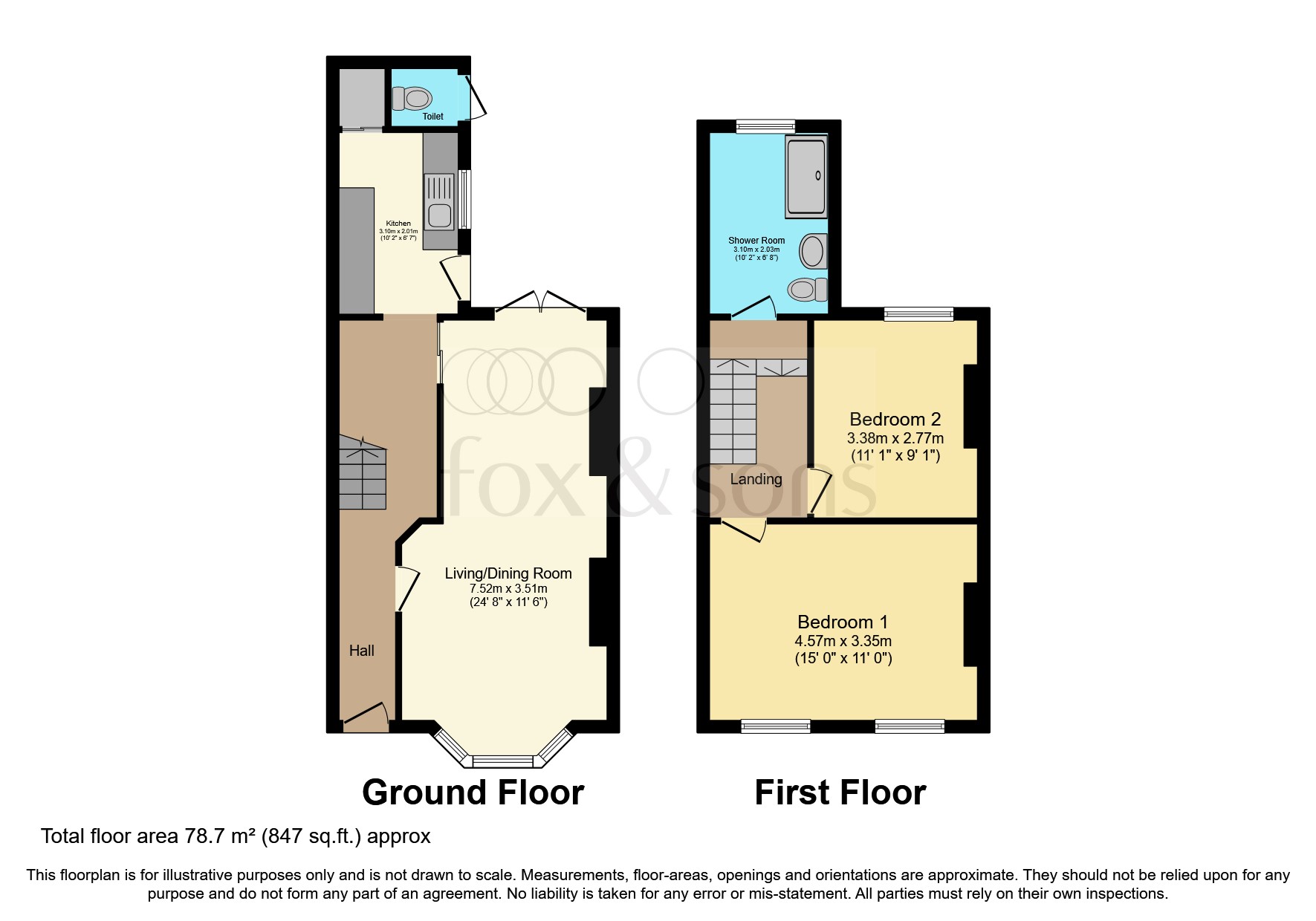 Mount Pleasant Road, Hastings TN34, 2 bedroom terraced house for sale