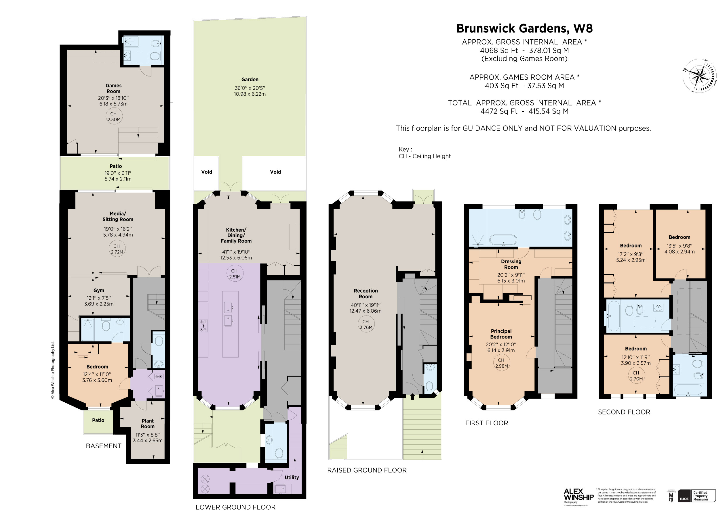 8, Brunswick Gardens, London floorplan