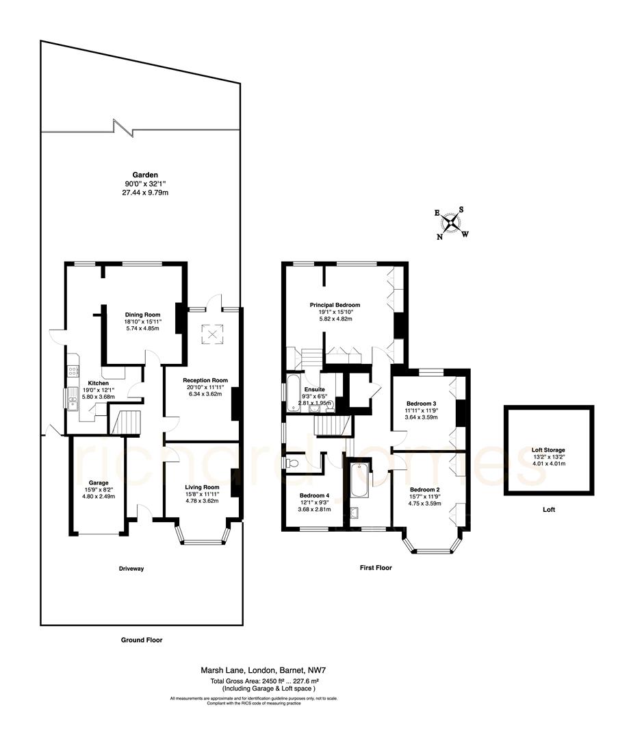 1, The Firs, Marsh Lane, London floorplan