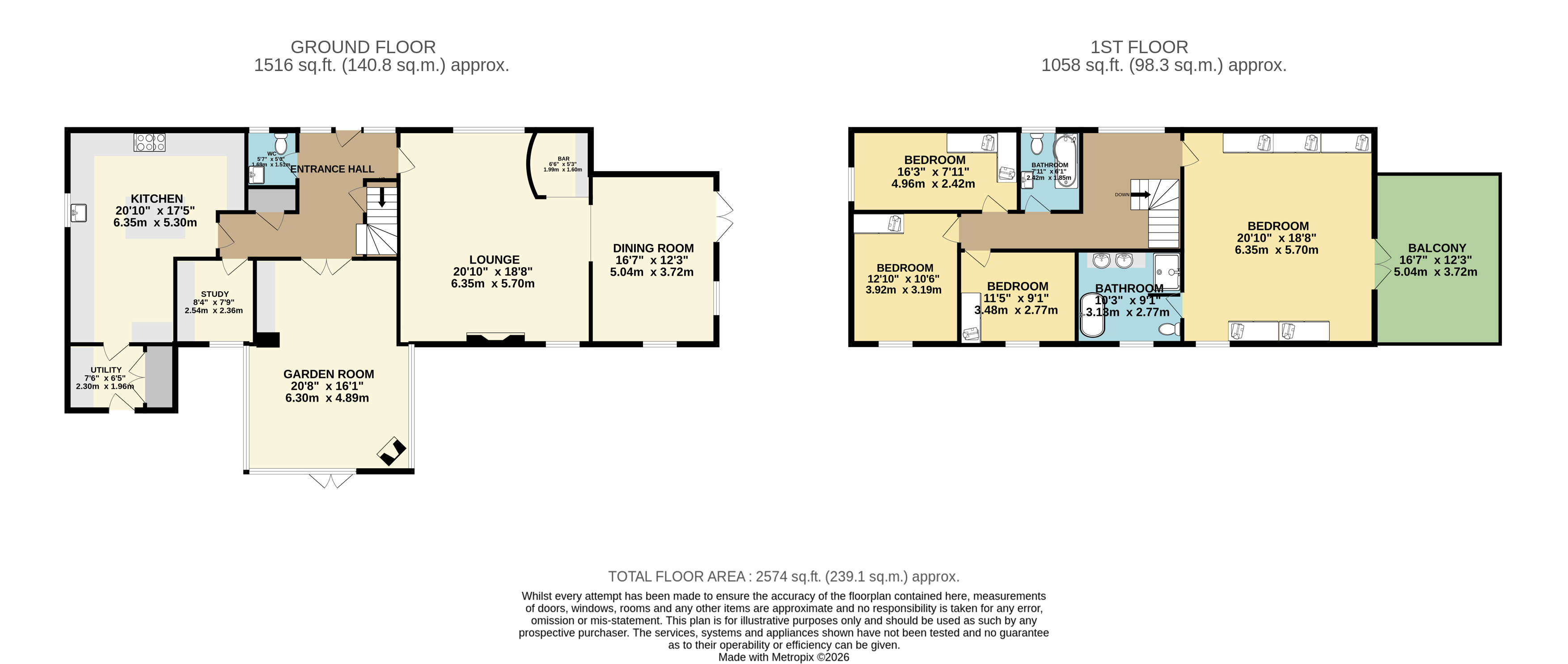King Lane, Leeds floorplan