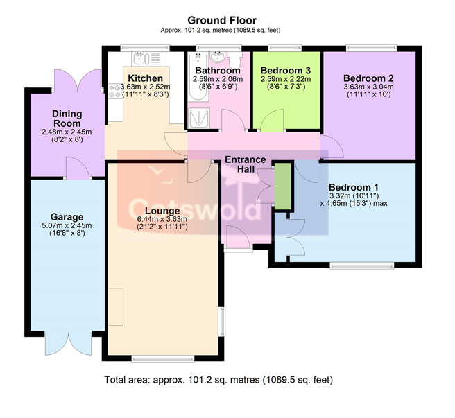 6, Kayte Lane, Cheltenham floorplan
