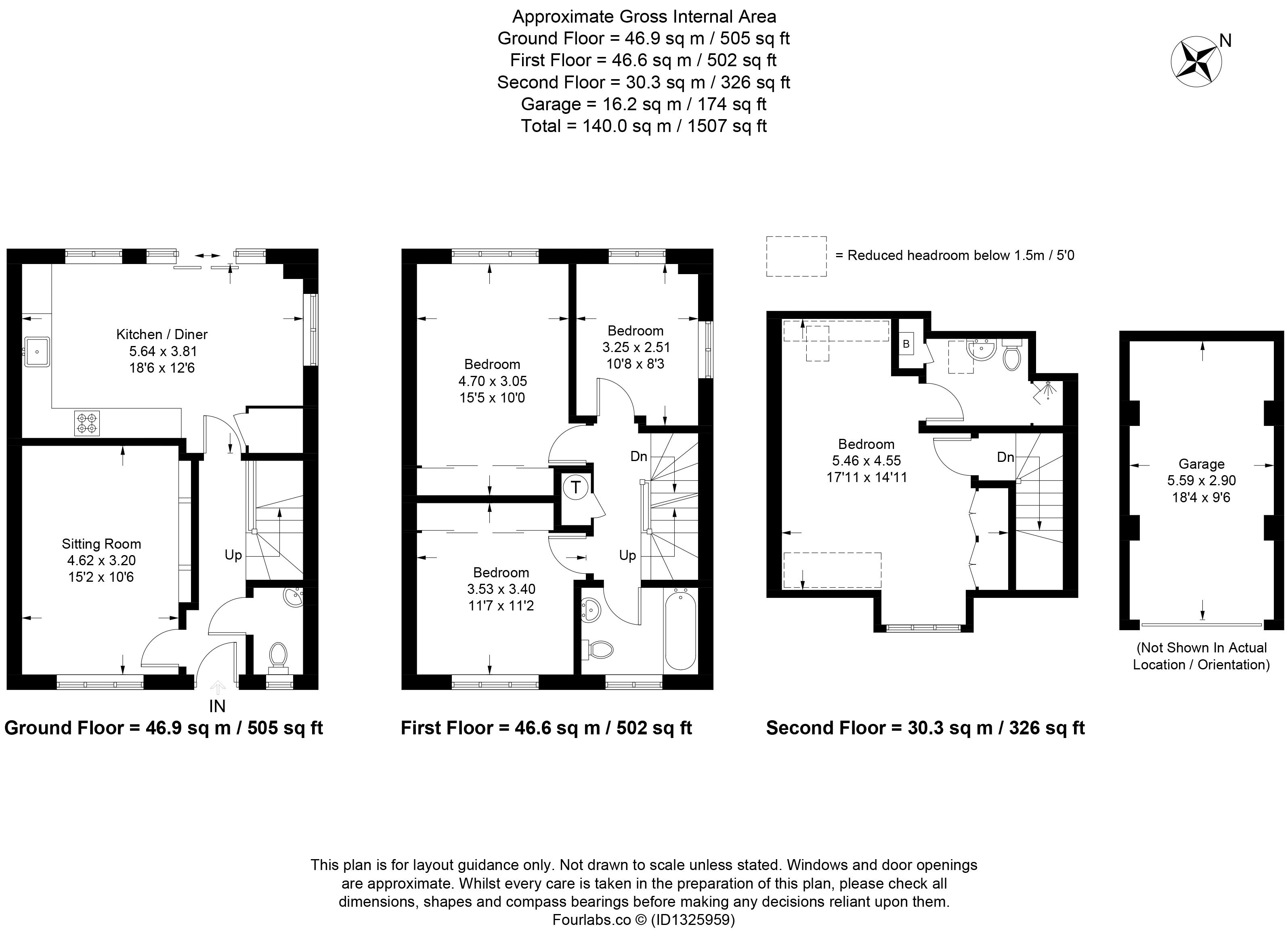 57, Lancaster Close, Ashford floorplan