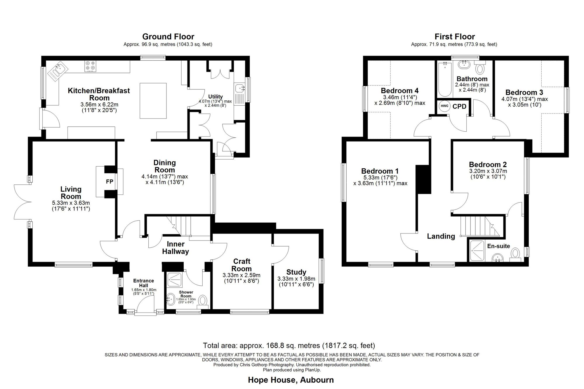 Hope House, Lincoln floorplan