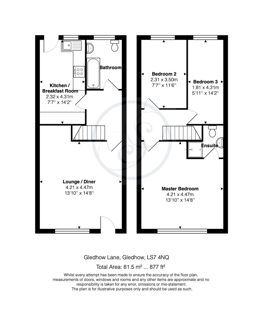 Gledhow Lane, Chapel Allerton, Leeds LS7, 3 bedroom end terrace house