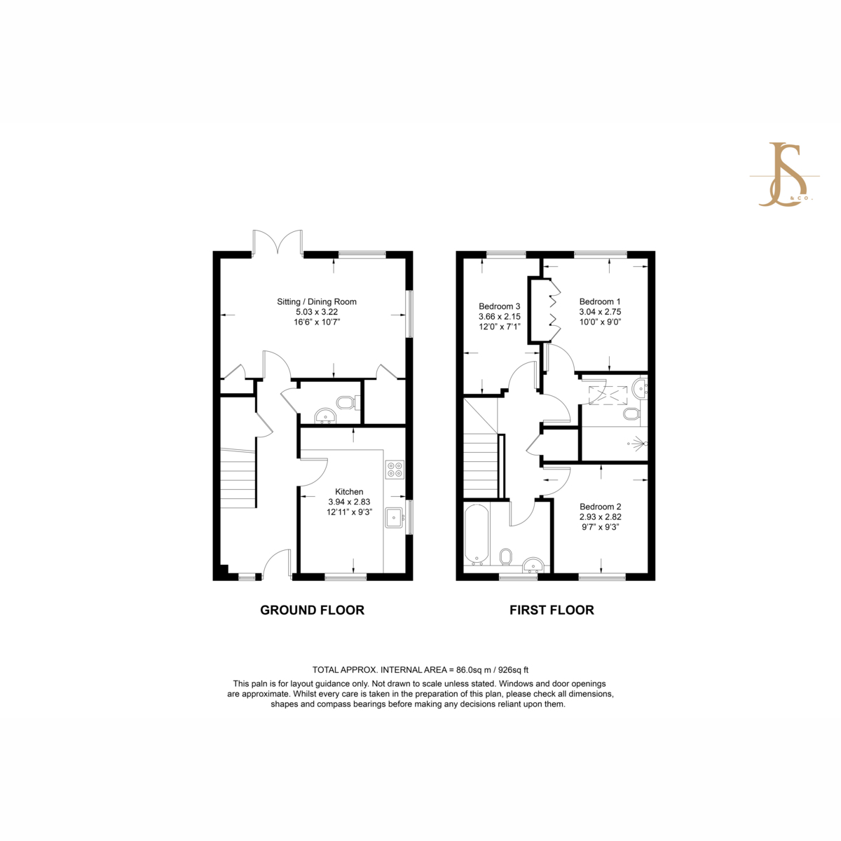 Kings Close, Arundel floorplan