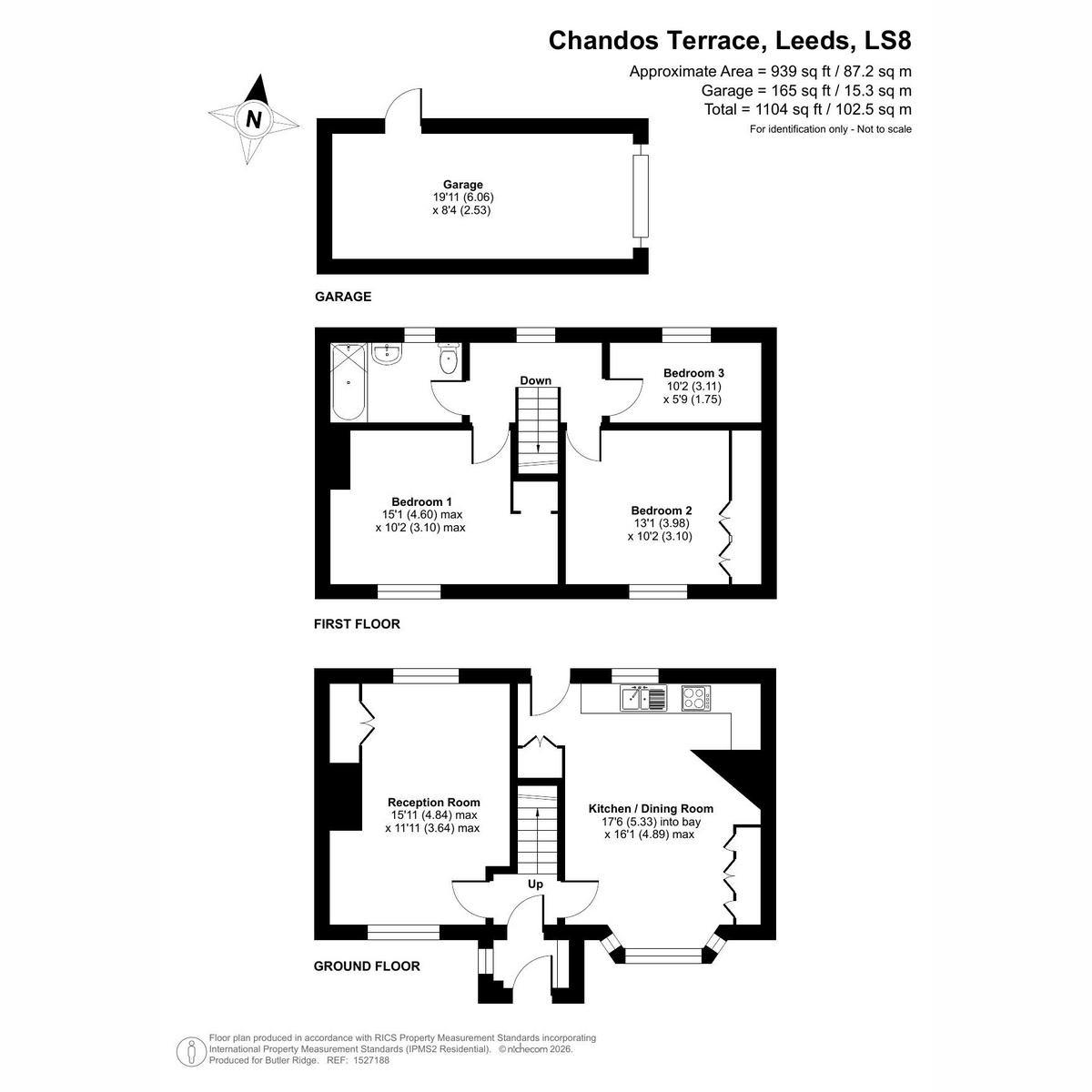 4, Chandos Terrace, Leeds floorplan