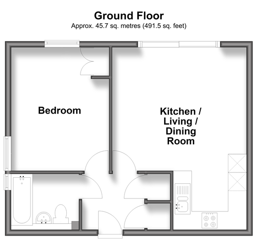 Canalside, Redhill floorplan