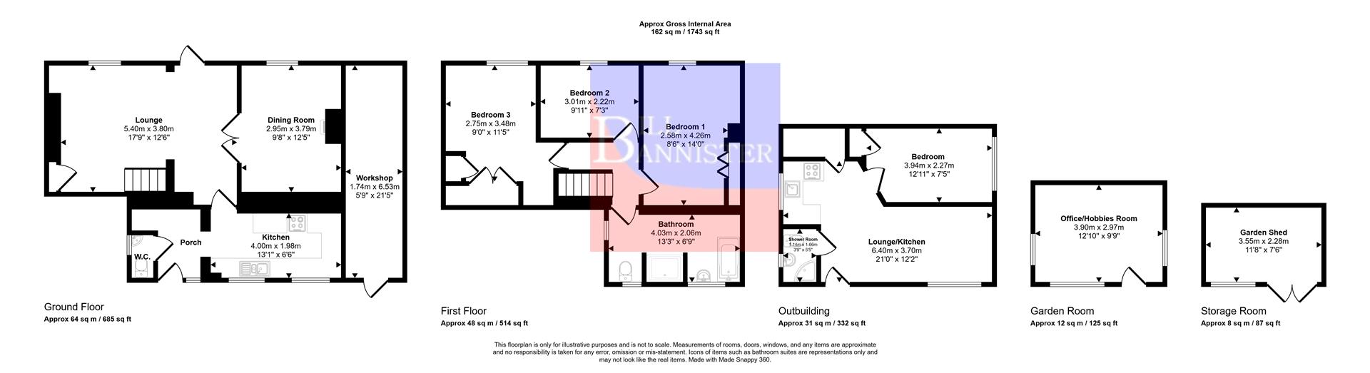 Treecott, 28, Trevarnon Lane, Hayle floorplan