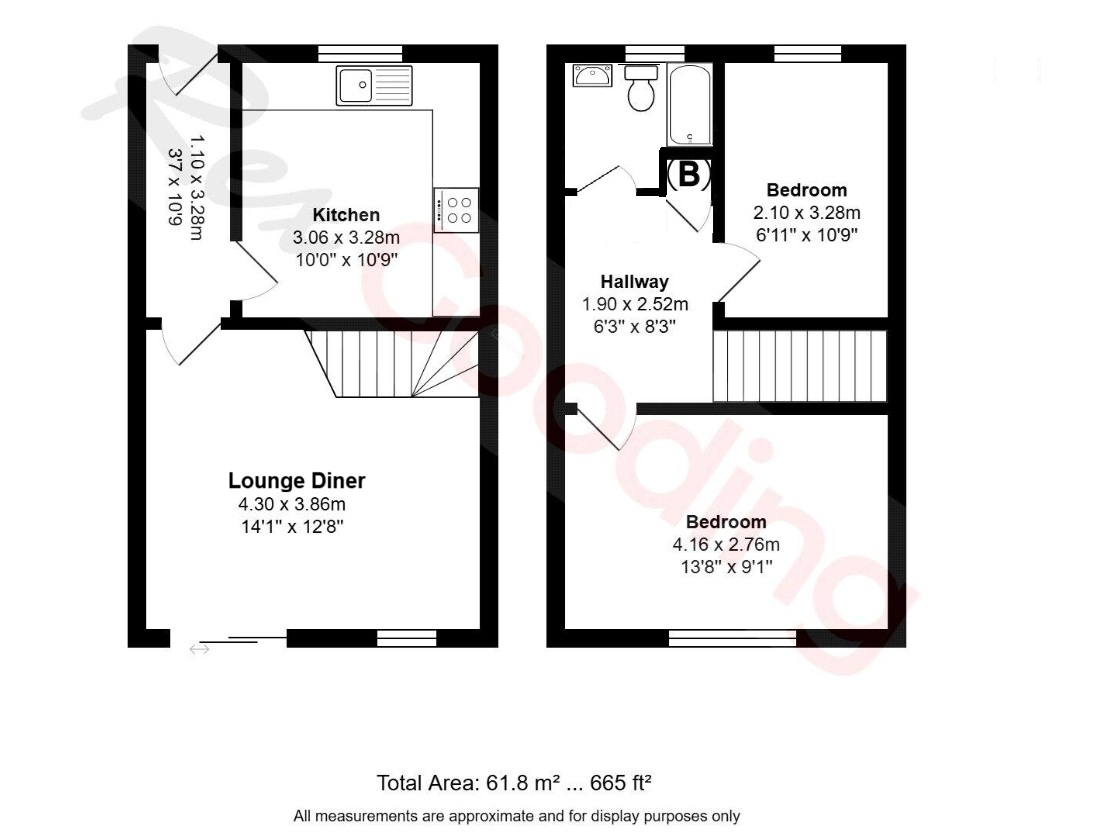 4, Deepdale Close, Nottingham floorplan