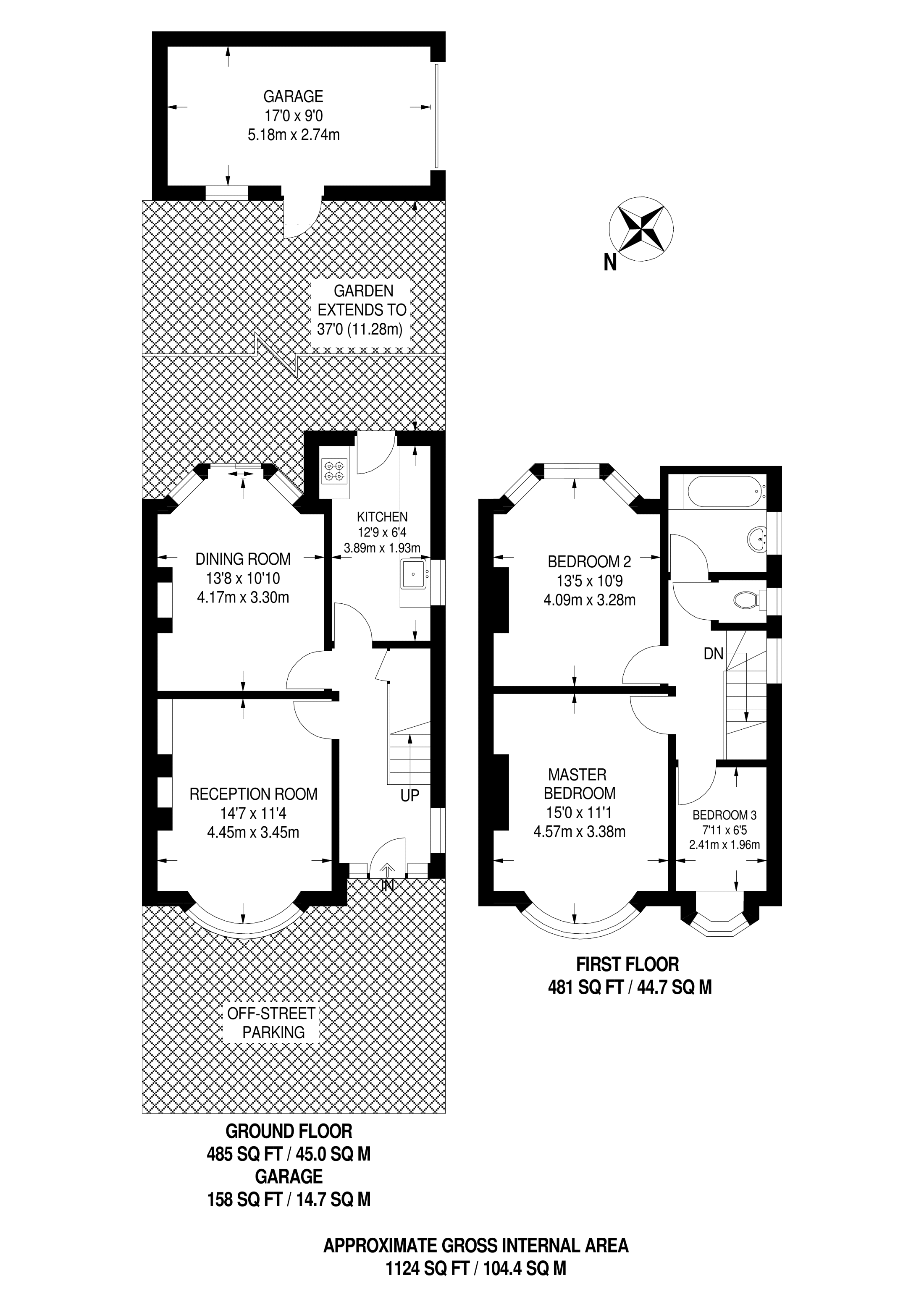 3 Bedrooms Flat to rent in Catherine Gardens, Hounslow TW3