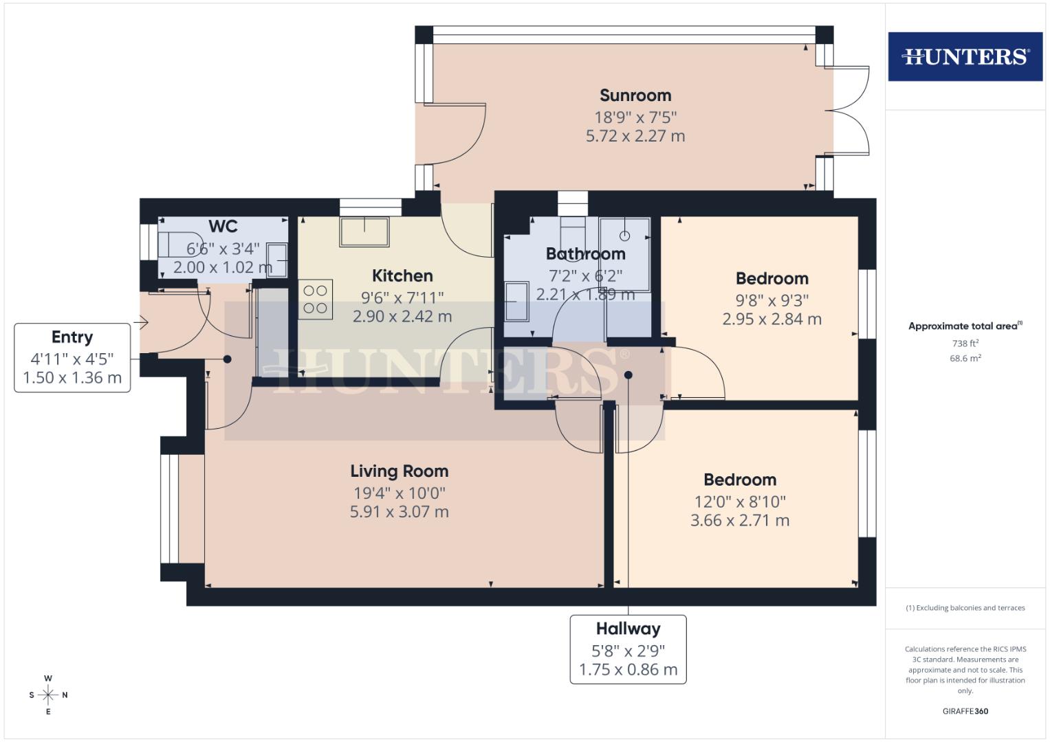44, Avocet Way, Bridlington floorplan