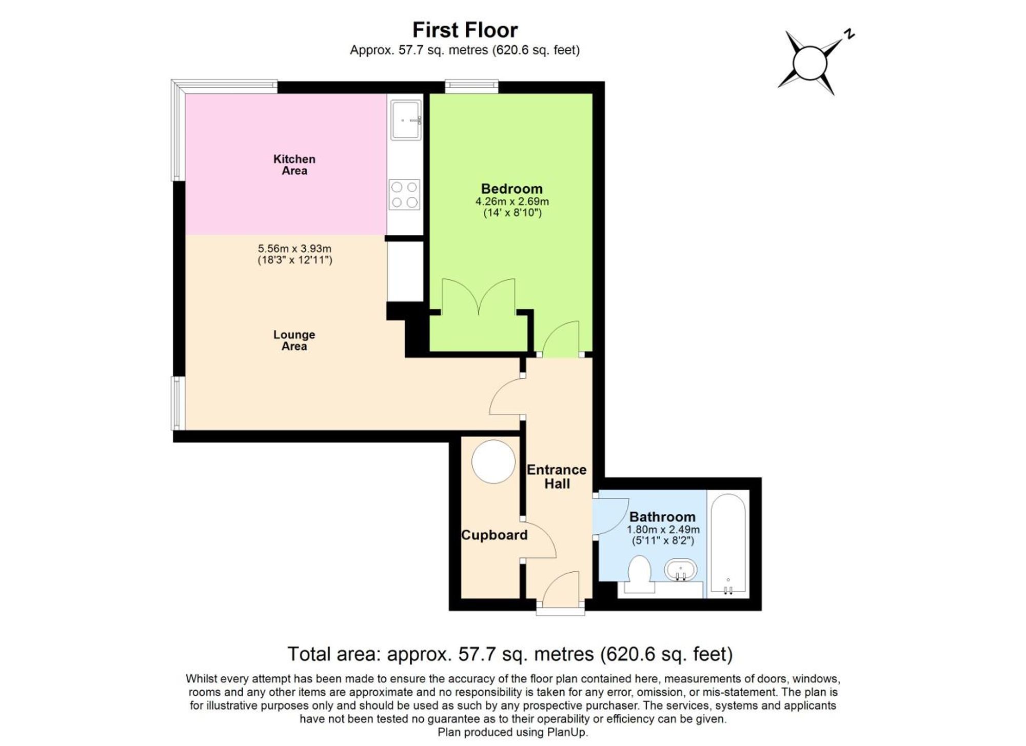 1 Atlas House Falcon Drive, Cardiff floorplan