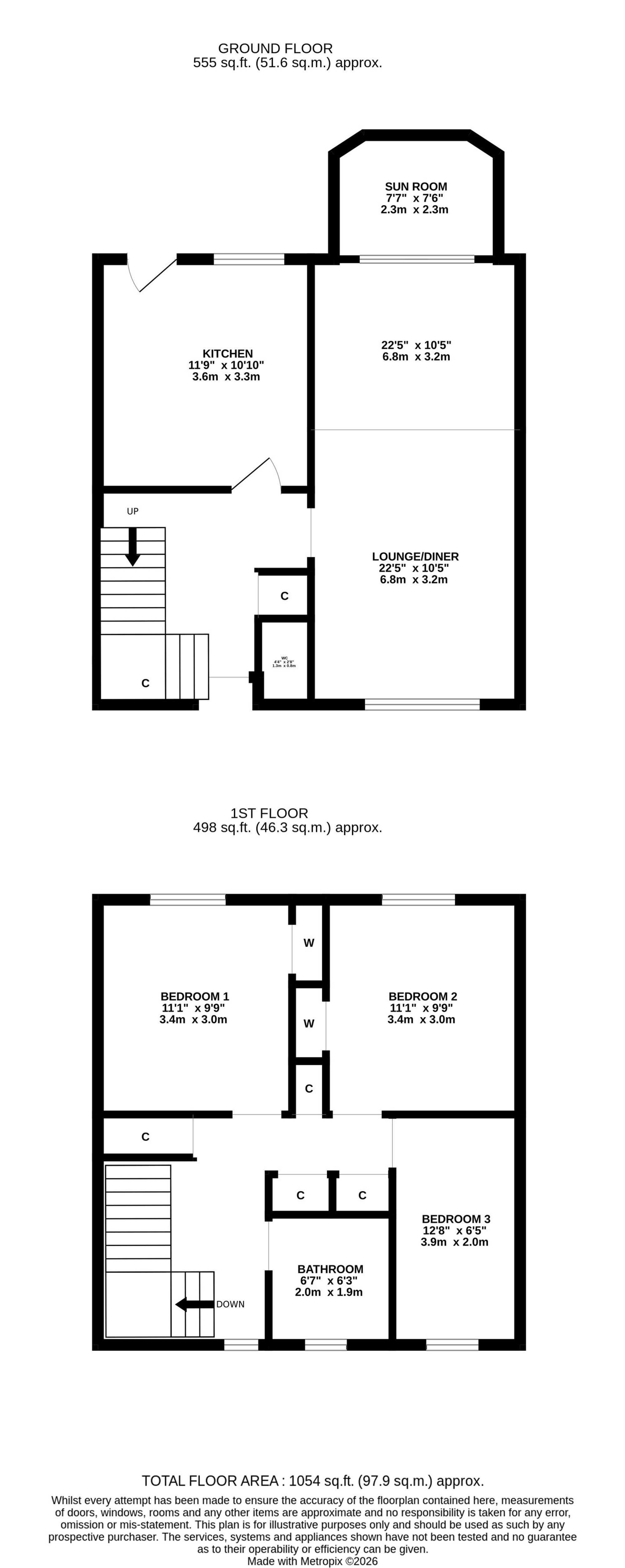15, Granby Avenue, Livingston floorplan
