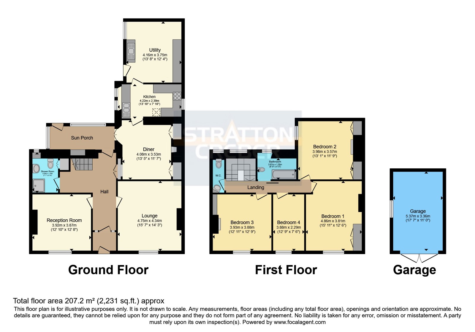 Homeleigh, 60, East End, Cornwall floorplan