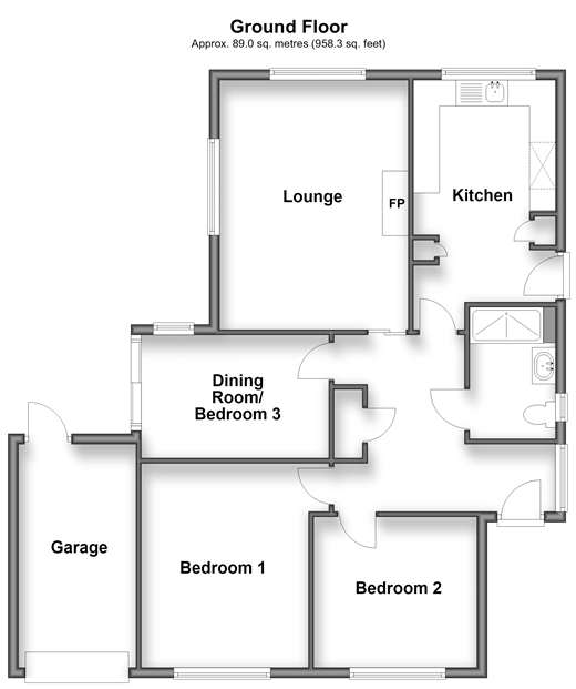 Deanwood Road River, Dover floorplan