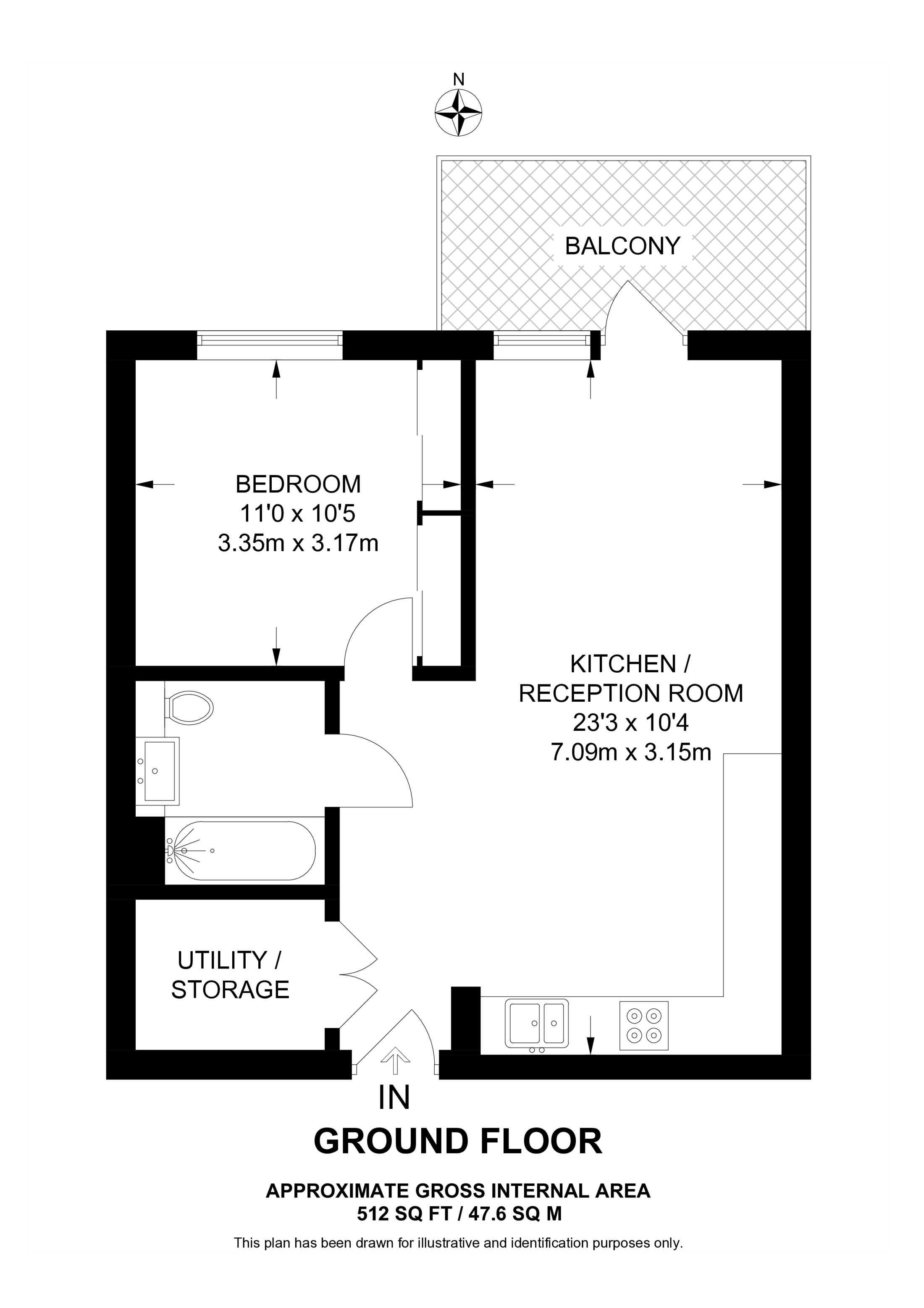 Streamdale Road, South Acton floorplan