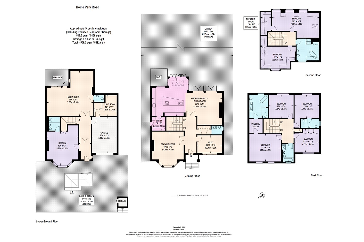 Home Park Road, Wimbledon SW19, 7 bedroom detached house for sale