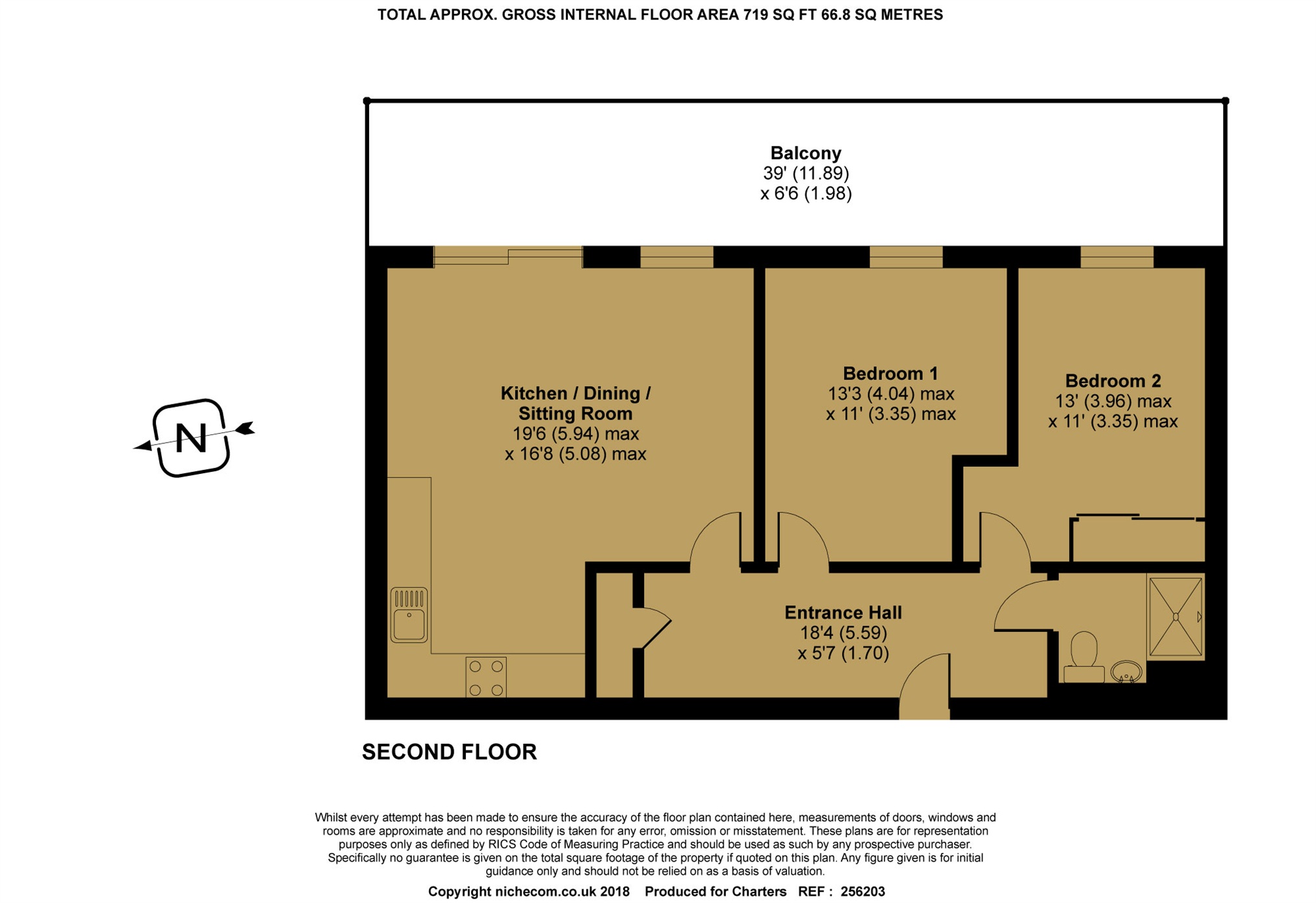 2 Bedrooms Flat for sale in Wispers Lane, Haslemere, Surrey GU27