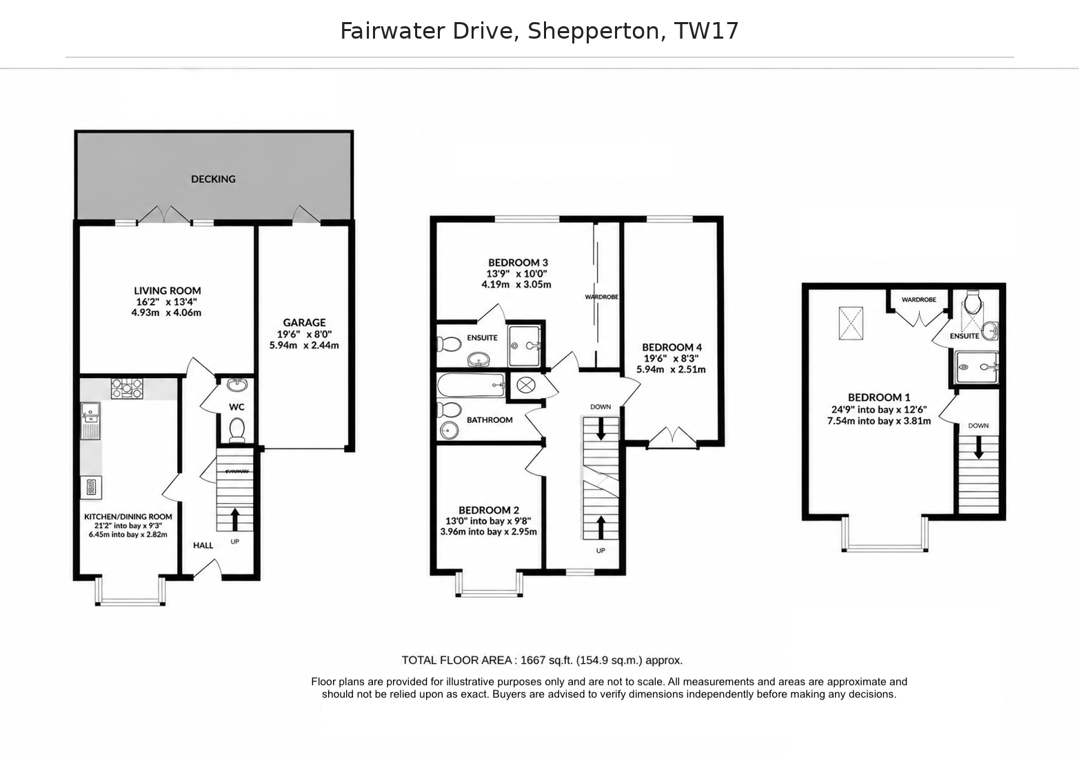 Fairwater Drive, Shepperton floorplan