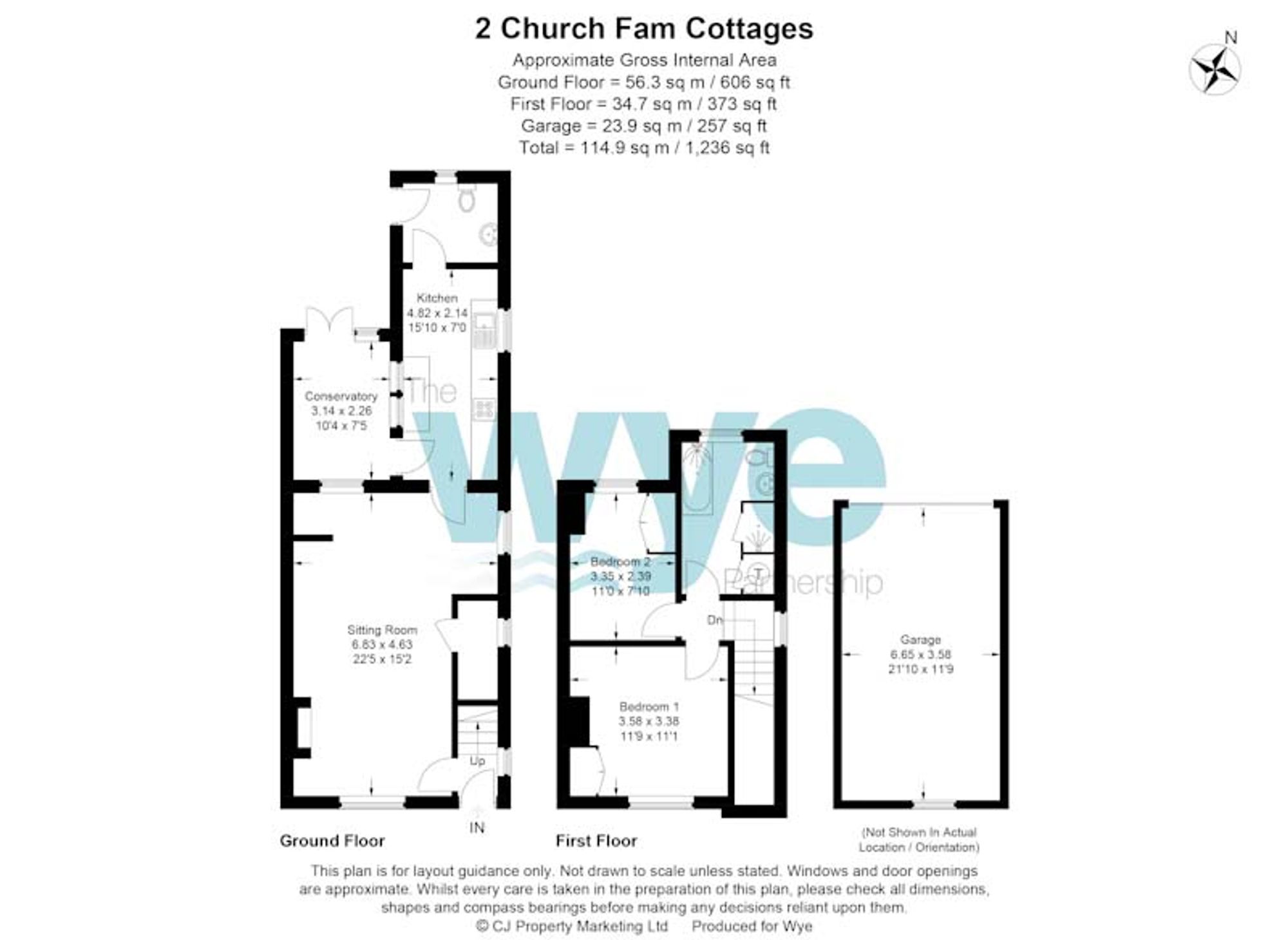 2 Church Farm Cottages, Great Missenden floorplan