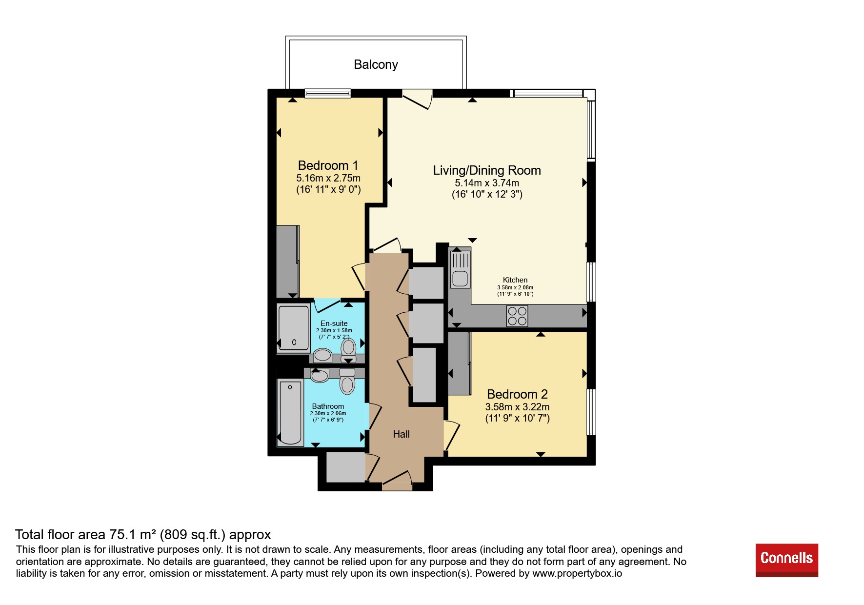 Flat 161, Marathon House, 33, Olympic Way, Wembley floorplan