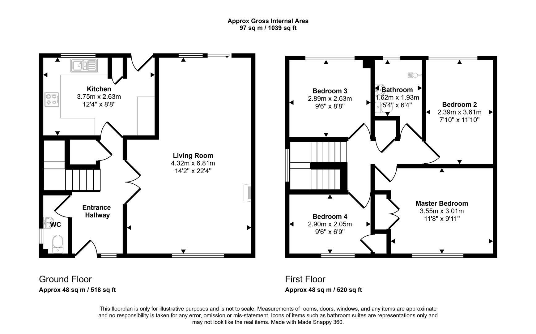 14, Lowless Close, Pembroke floorplan