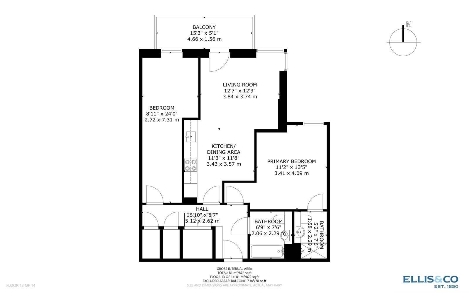 Flat 173, Marathon House, 33, Olympic Way, Wembley floorplan