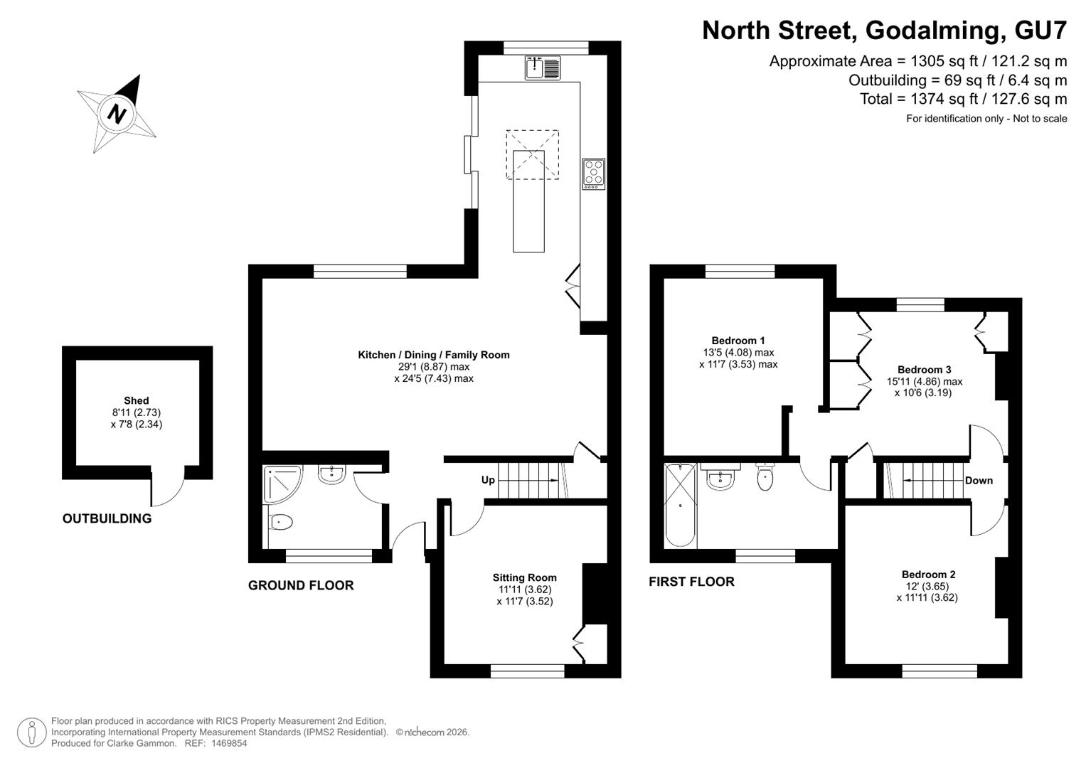 22, North Street, Godalming floorplan