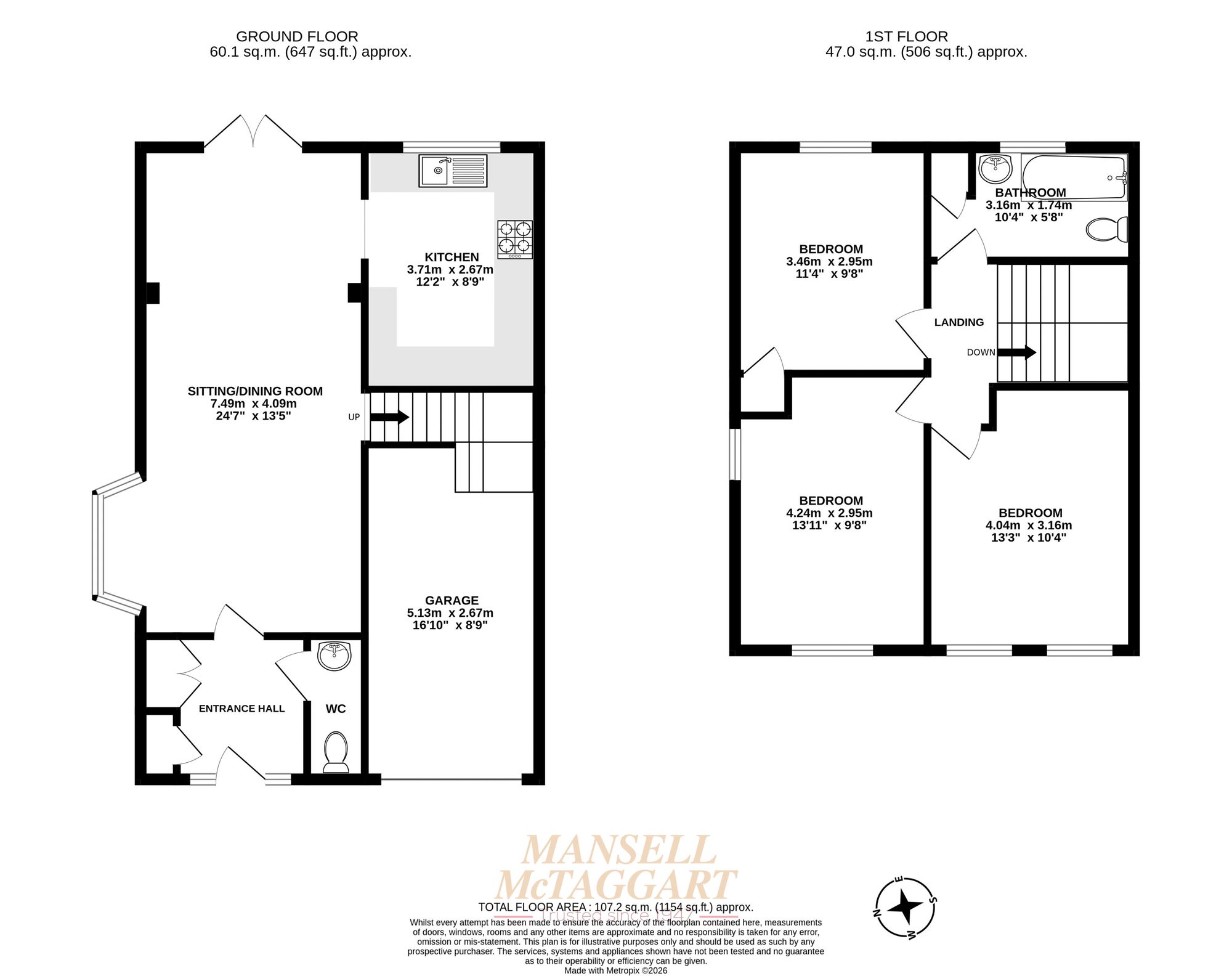 16 The Courtyard, East Grinstead floorplan