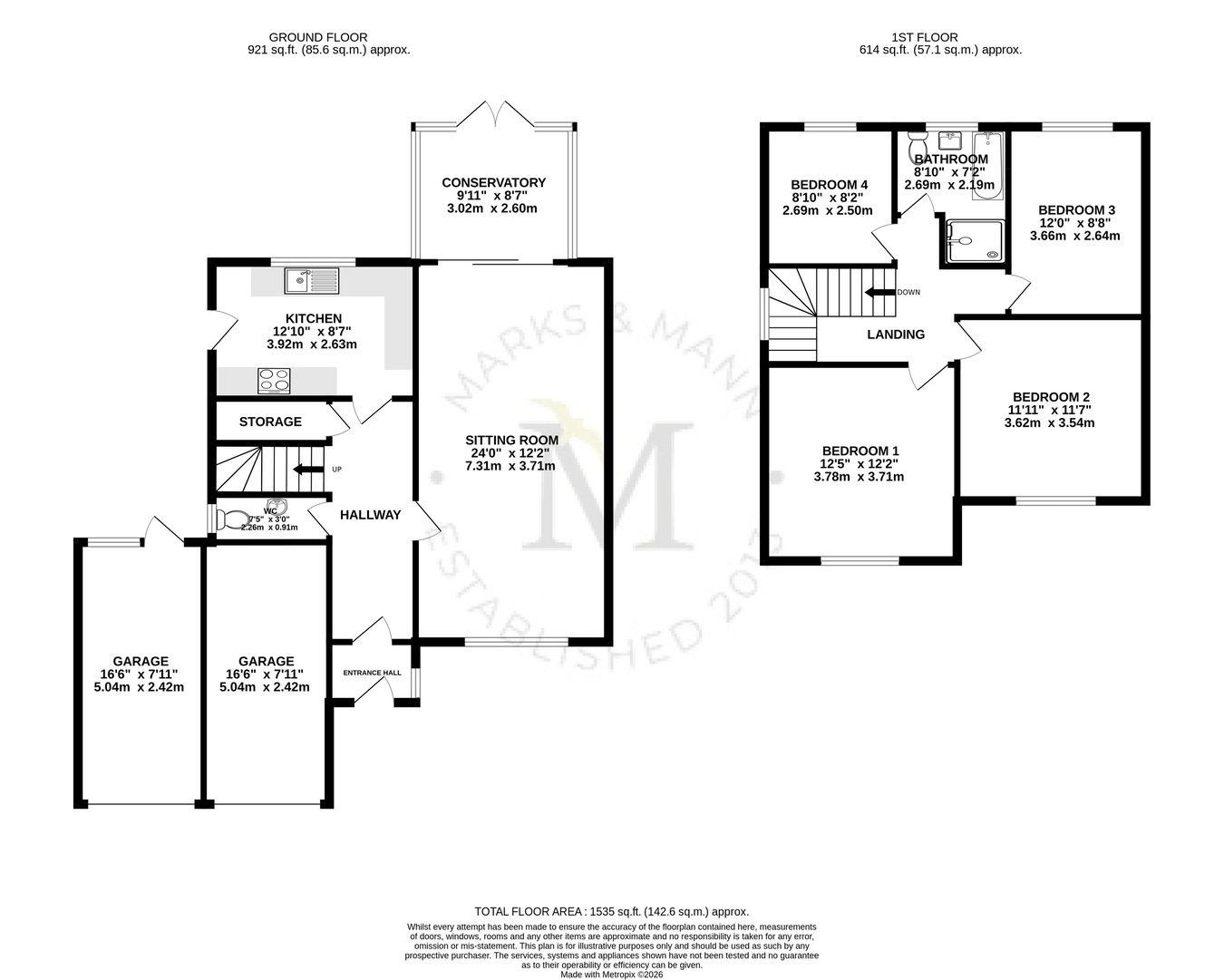 6, Pine View Close, Stowmarket floorplan