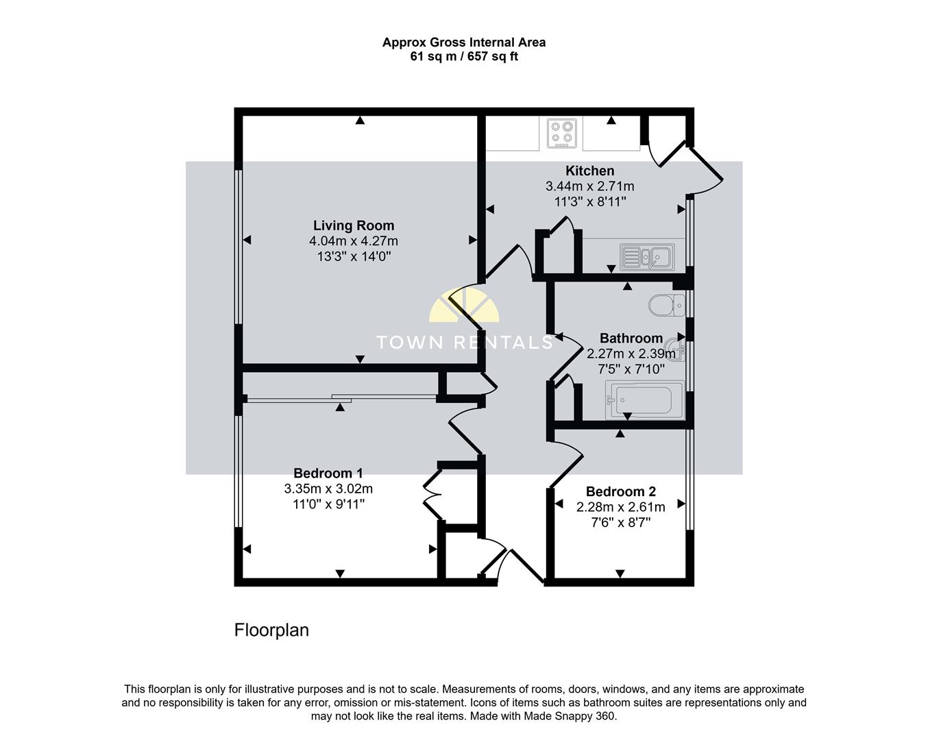 15, St Helena Court, Eastbourne floorplan