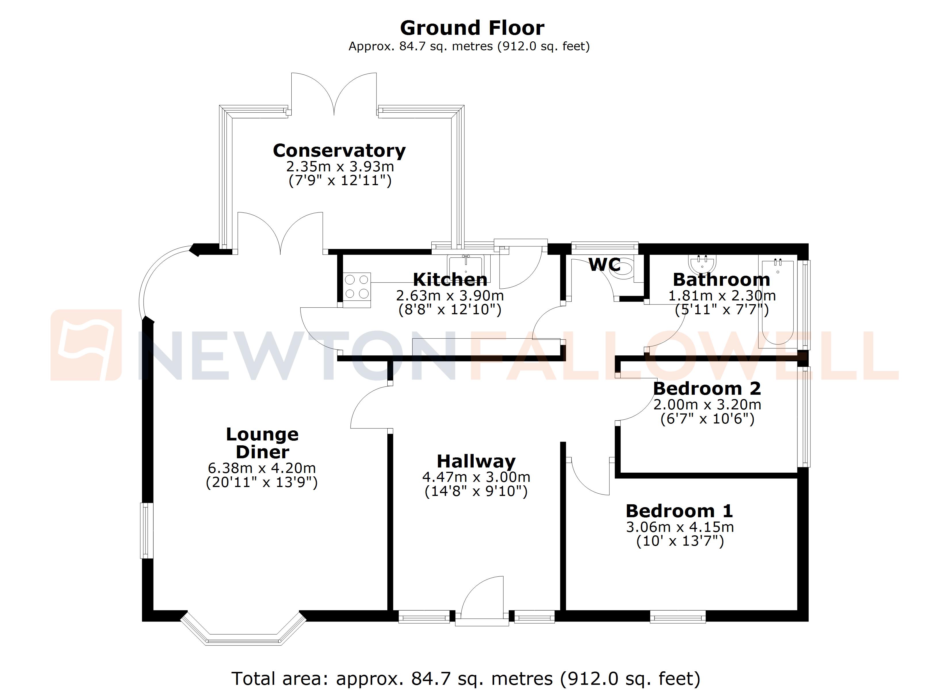 2a, Ordsall Park Road, Retford floorplan