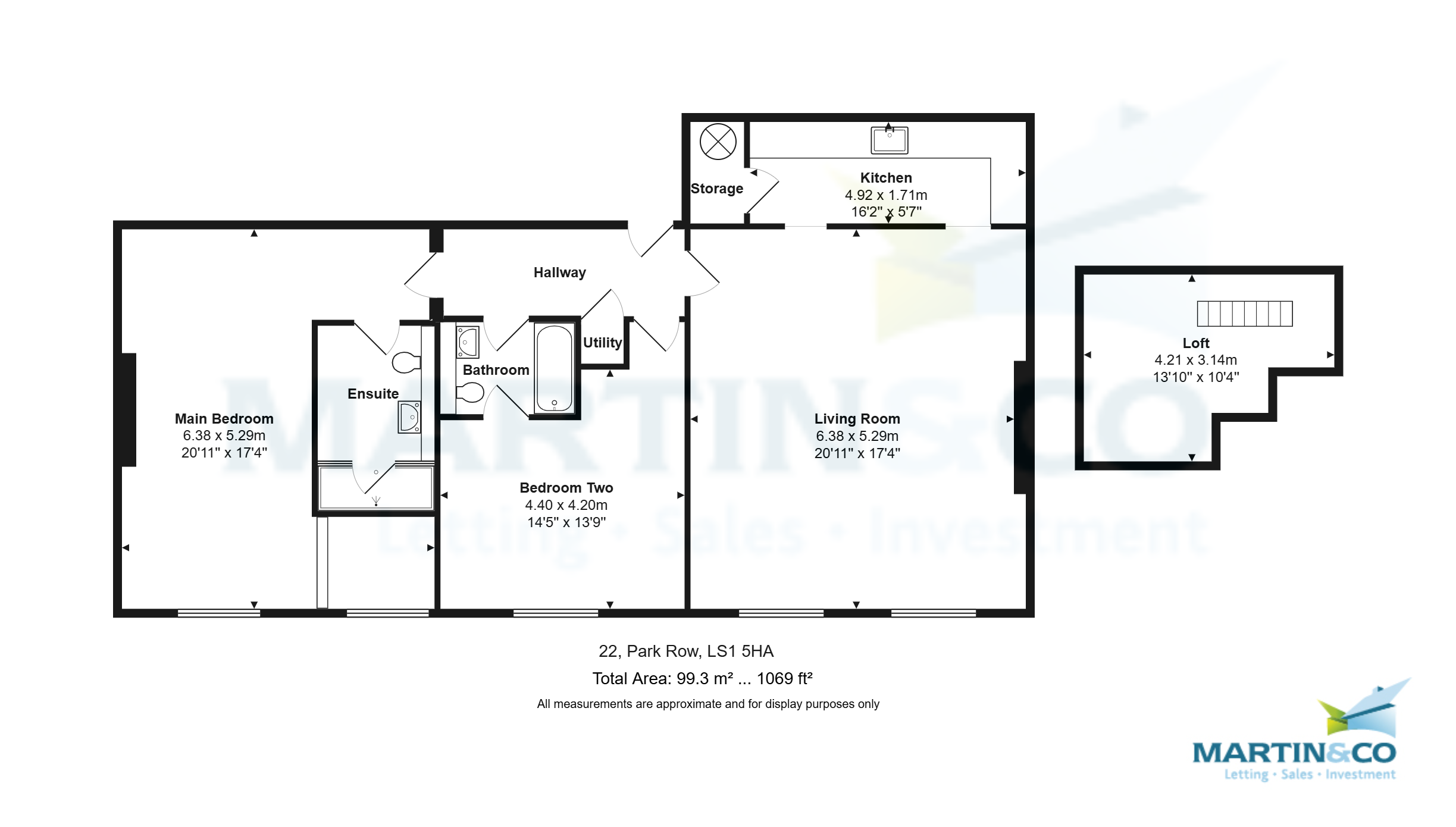 10, 22 Park Row, Leeds floorplan