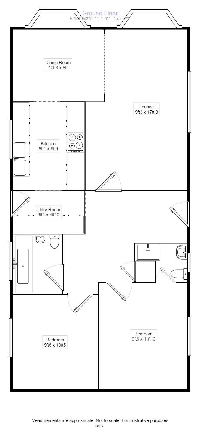 2 Bedrooms  for sale in Hoo Marina Park Vicarage Lane, Hoo, Rochester ME3